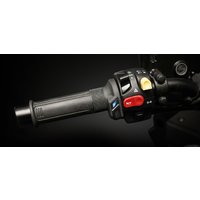 Heated Grips HG 13 Koso 1" + 1 1/8" L=130mm black w. switch