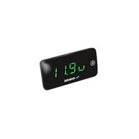 Voltmeter / Thermometer Slim NG green
