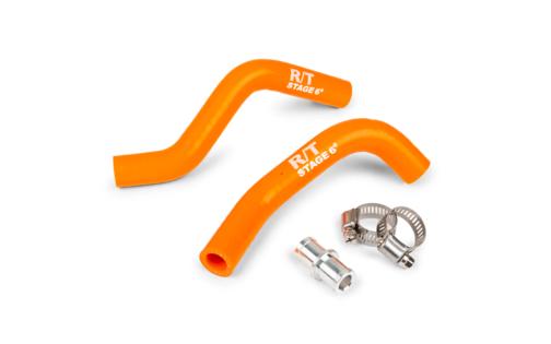 Radiator Hose Kit Stage6 Minarelli horizontal, orange