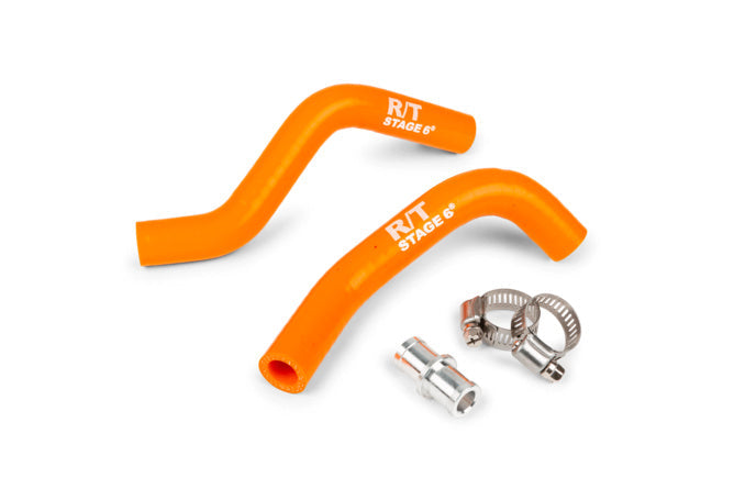 Radiator Hose Kit Stage6 Minarelli horizontal, orange