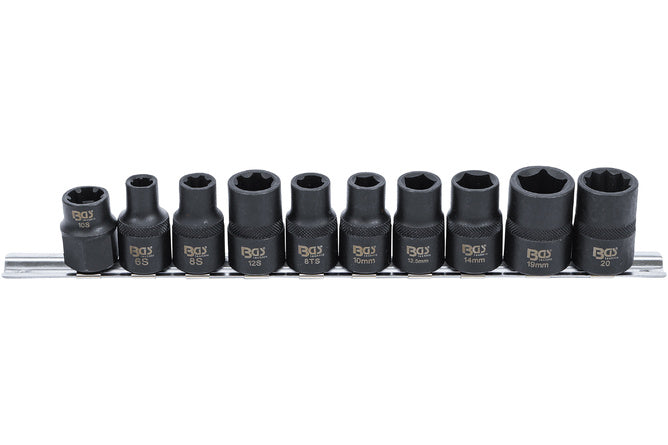 Socket Set BGS car 3- 5- 6- 10-point 10 pcs.