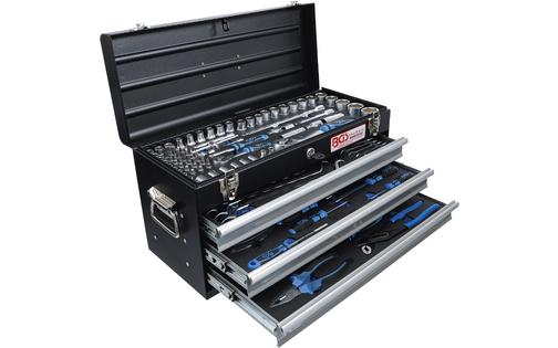 Tool Kit metal case BGS 3 Drawers with 143 tools
