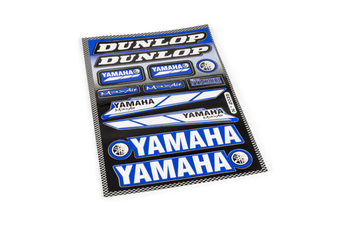 Sticker Sheet Yamaha / Dunlop 33x22cm