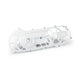 CVT Cover STR8 Extreme Cut Minarelli long white