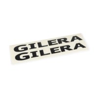Stickers x2 Gilera 32x4 cm Black