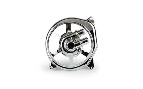 Water Pump Cover STR8 Extreme Cut Minarelli LC chrome