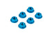 Nuts M6 (x6) blue