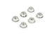 Nuts M6 (x6) silver