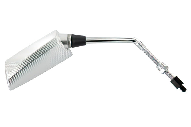 Mirror STR8 Groove, right aluminium