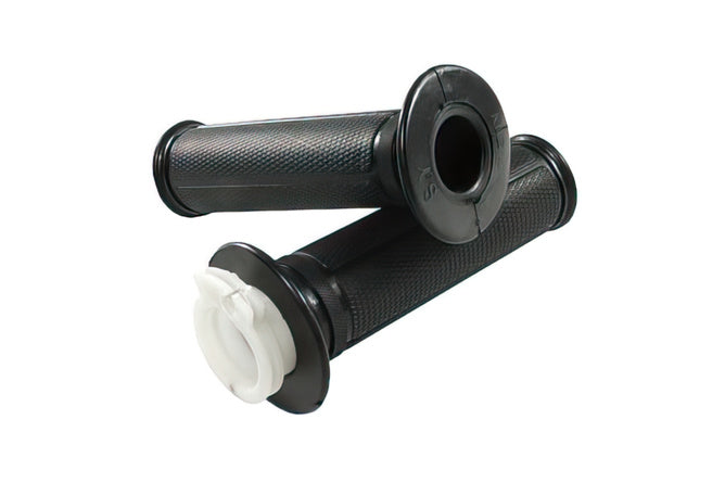 Grips left / right black with throttle sleeve GY6