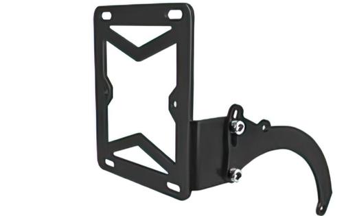 License Plate Holder side-mount Peugeot Speedfight black