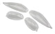 Indicator + Taillight Lens Set STR8 Piaggio NRG MC² white