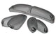Indicator Lens Set STR8 with taillight Piaggio Typhoon / NRG black