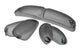 Indicator Lens Set STR8 with taillight Piaggio Typhoon / NRG black