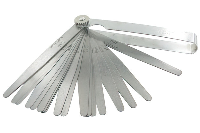 Feeler Gauge, 20 blades (0.05 - 1.00mm) universal