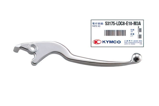 Brake Lever right silver original Kymco Agility/Vitality/Sym HD/VS