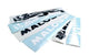 Sticker Malossi "MHR" 17cm white
