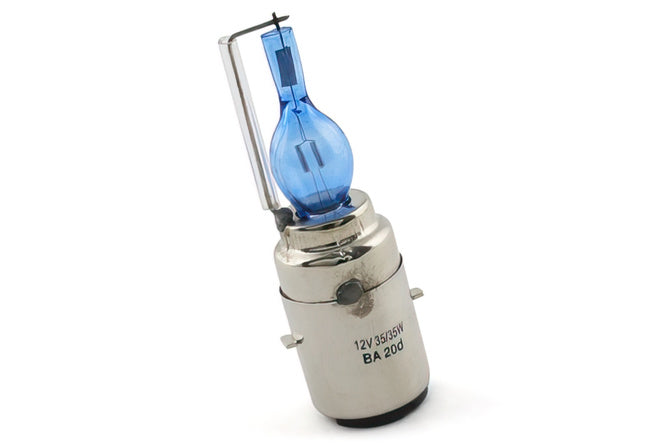 Headlight Bulb BA20D - 12V35W blue