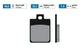 Brake Pads Polini Original Piaggio Zip / Vespa / MP3