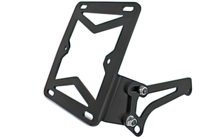 License Plate Holder Piaggio / Peugeot horizontal matte black