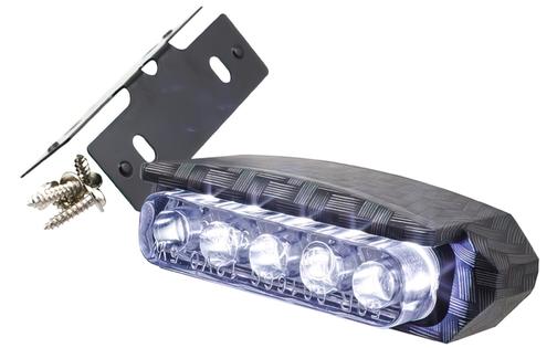 License Plate Light LED with holder carbon look