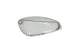 Indicator Lens, front left, black, Gilera Runner