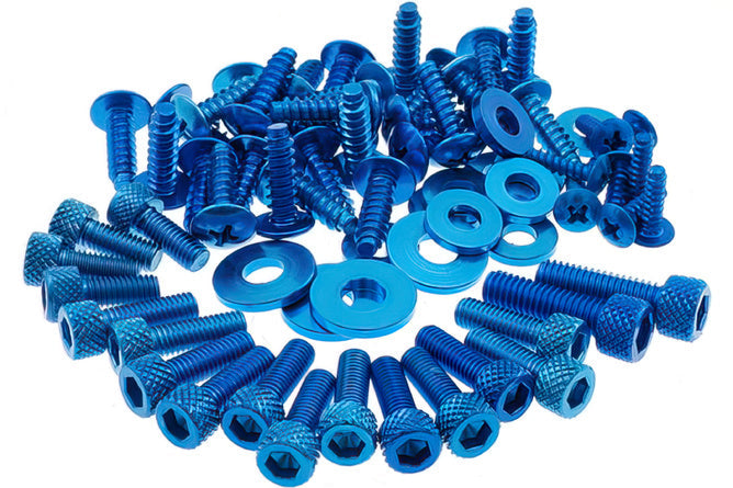 Fairing Screws STR8 Yamaha Aerox blue