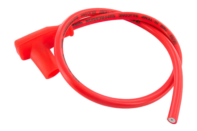 Spark Plug Cap + Cable RACING, red