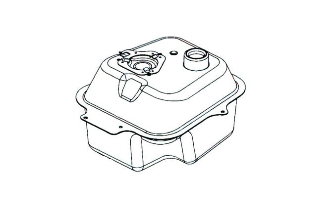 Fuel Tank original Kymco Agility 50cc 4-stroke 12"