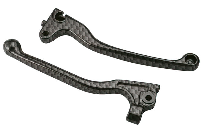Brake Lever Set AJP drum brake Speedfight / TRK carbon look