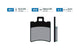 Brake Pads Polini Original Yamaha Aerox / BW's