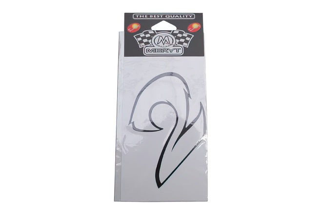 Number Sticker "2" white (9cm)