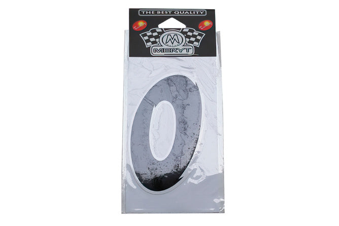 Number Sticker "0" black (9cm)