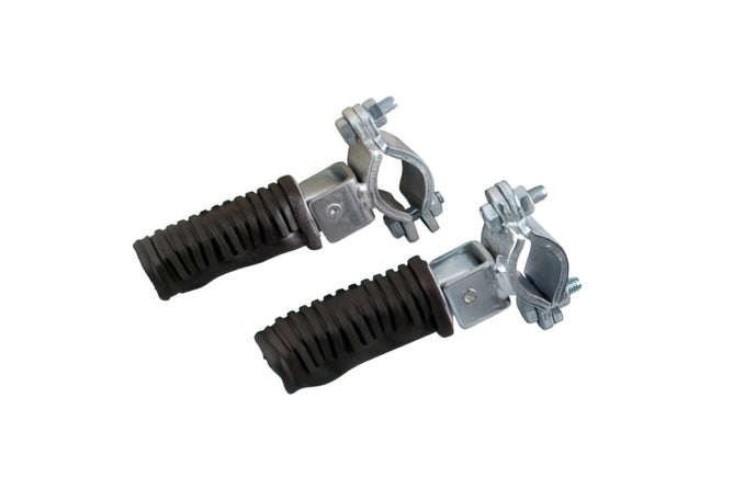 Foot Pegs rear swiveling oval black