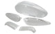 Indicator + Taillight Lens Set STR8 Suzuki Katana white