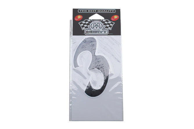 Number Sticker "3" black (9cm)