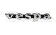 Badge Vespa black/chrome