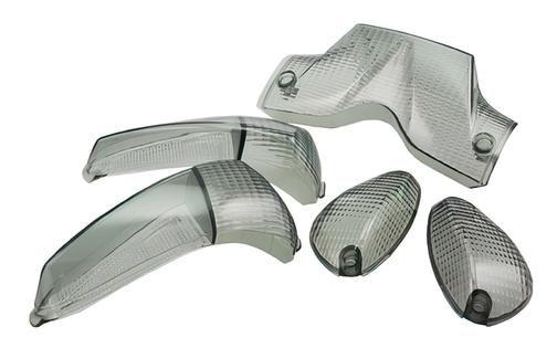 Indicator / Taillight Lens Set STR8 Gilera Runner after 2003 black
