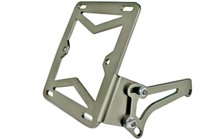 License Plate Holder side-mount grey