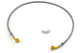 Brake Line Motacc front stainless steel / golden banjo Yamaha Aerox