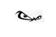 Sticker "Evil Eyes" 6x10cm black