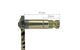 Kickstart shaft GY6, 50cc, 51mm/25mm