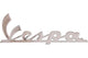 Badge Vespa chrome 120mm x 35mm