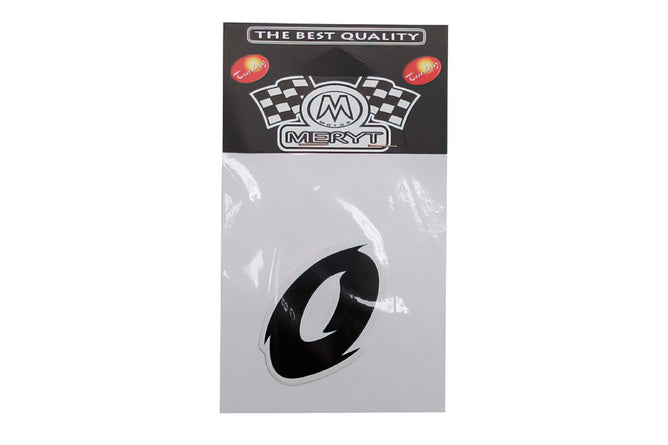 Number Sticker "0" black (5.5cm)