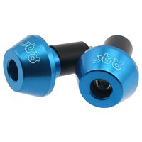 Handlebar Ends STR8 SHORTY blue
