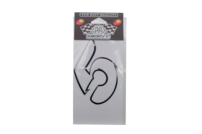Number Sticker "5" white (9cm)