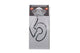 Number Sticker "5" white (9cm)