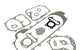 Engine gasket set GY6, 12 inch wheel, 50cc (139QMB/QMA)
