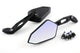Mirror Set STR8 Street with M8-/M10 adapter black