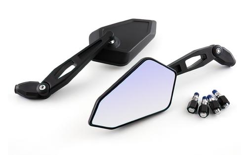 Mirror Set STR8 Street with M8-/M10 adapter black